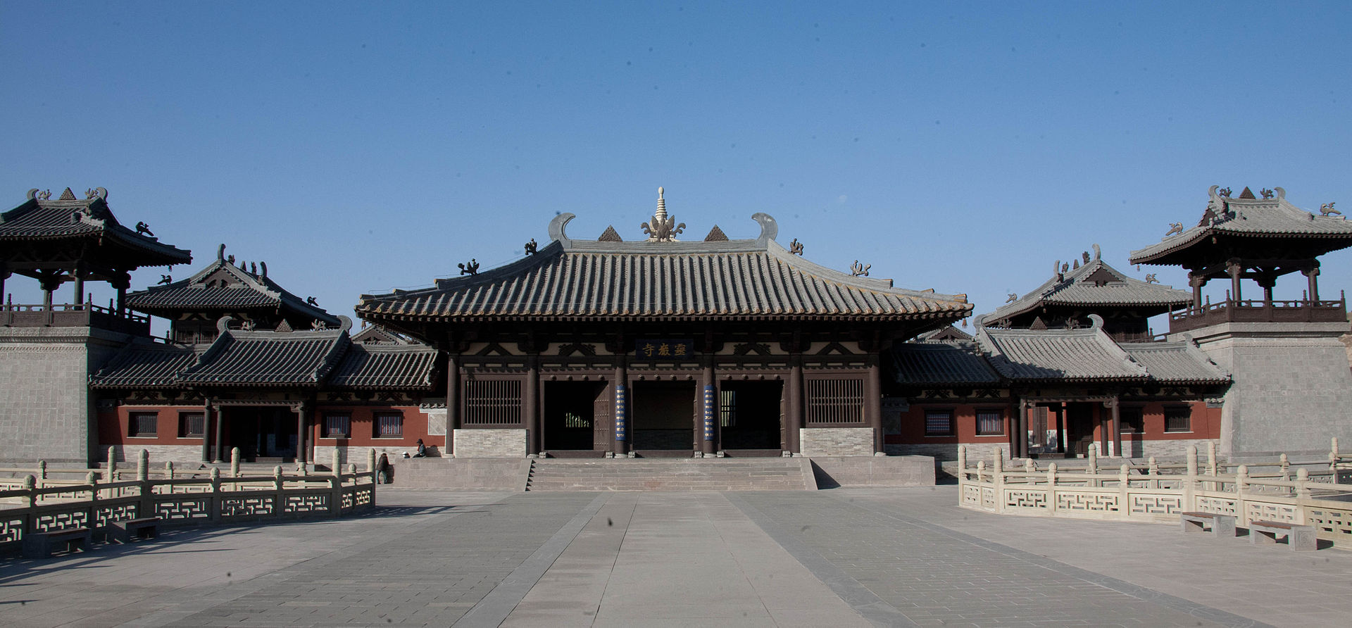 灵岩寺仿古建筑